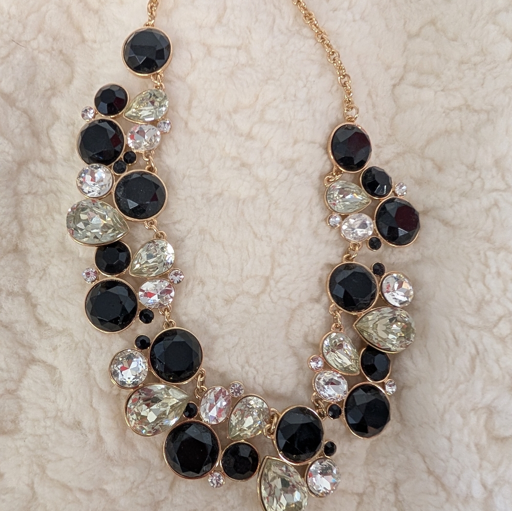 Necklace  Black and Gold